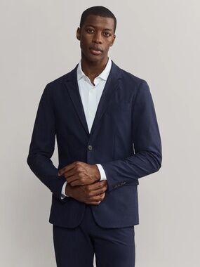 Rhone Commuter® Blazer NWT Blue Indigo Print - 298$ RETAIL Size medium